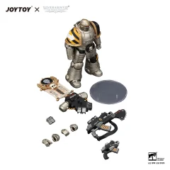 Iron Warriors Mkll Legionary 1 with Vexilla,Bolter and Bolt Pistol