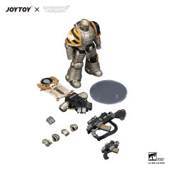 Iron Warriors Mkll Legionary 1 with Vexilla,Bolter and Bolt Pistol