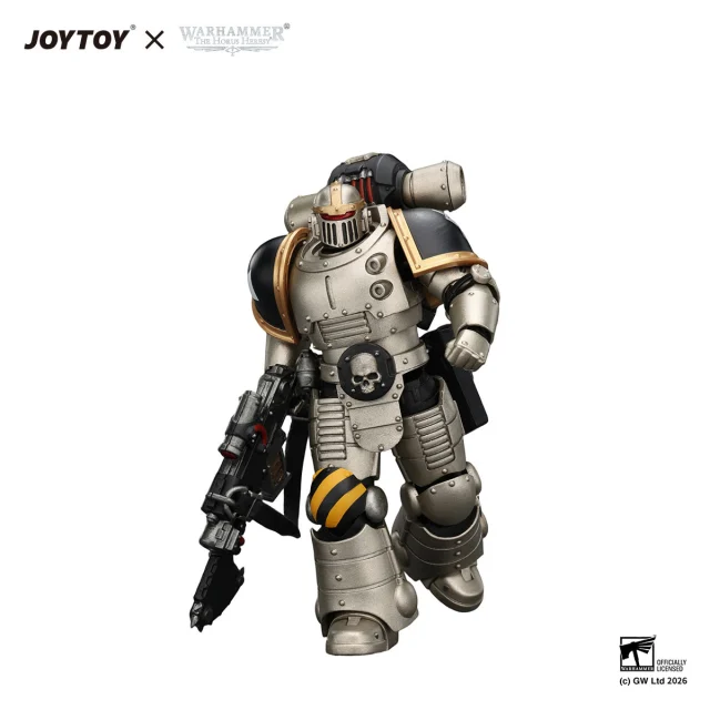Iron Warriors Mkll Legionary 3 with Bolter and Bolt Pistol
