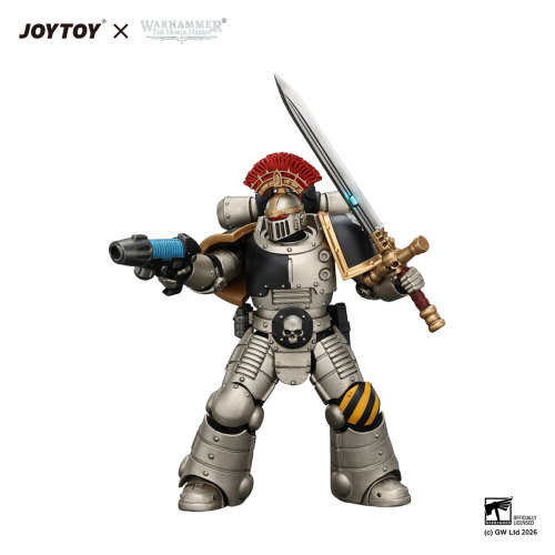 Iron Warriors Mkll Tactical Sergeant with Power Sword,Bolt Pistol and Plasma Pistol