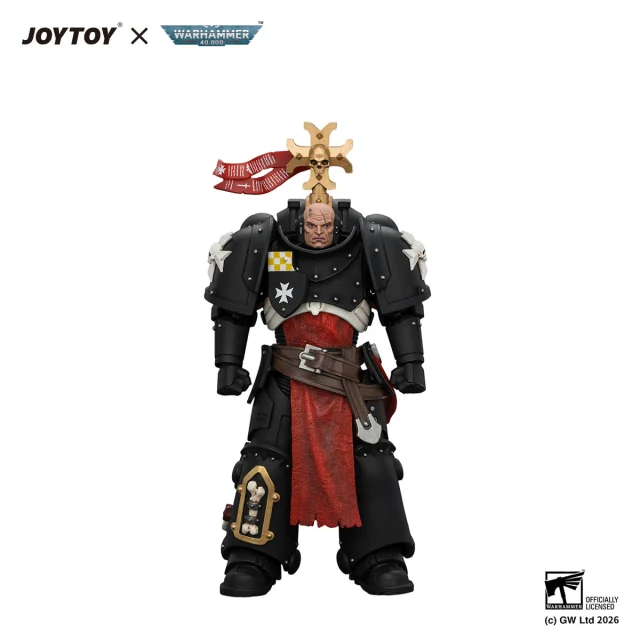 Black Templars Execrator 1 with Crozius Arcanum and Master-Crafted Power Weapon