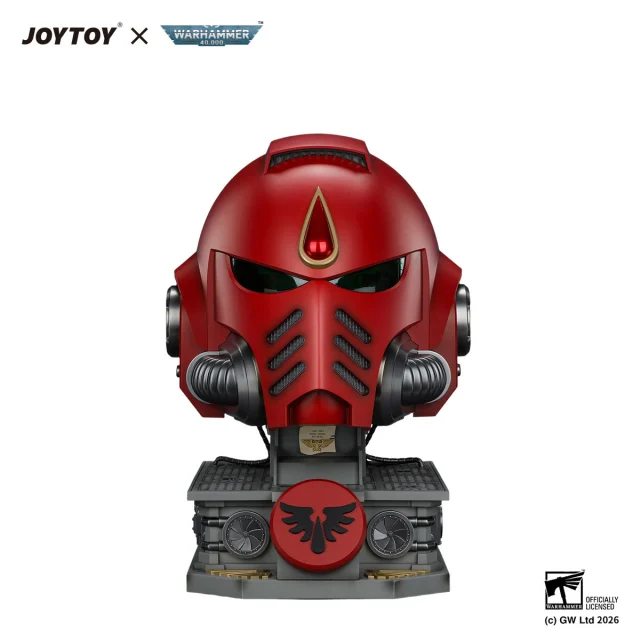 Blood Angels MkX Helmet & Display Stand