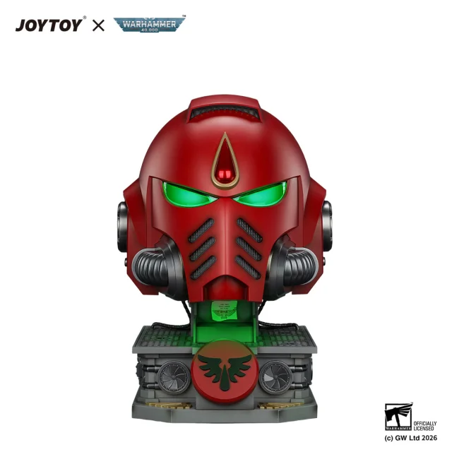 Blood Angels MkX Helmet & Display Stand