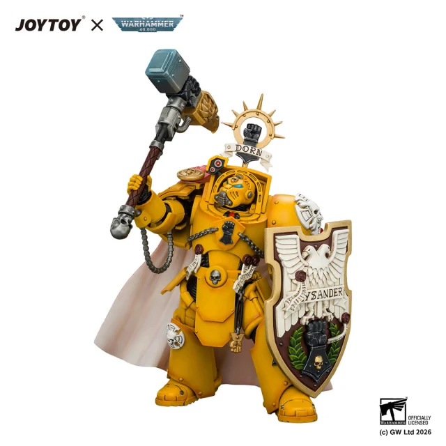 Imperial Fists Darnath Lysander with Thunder Hammer and Storm Shield