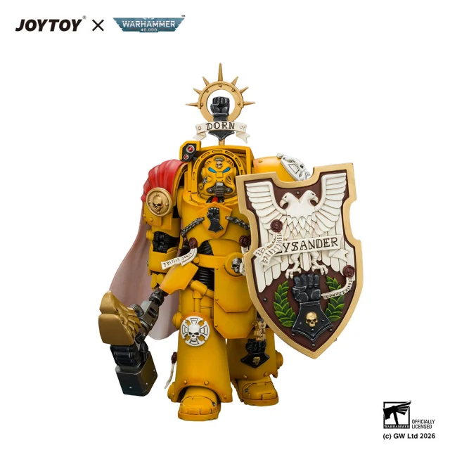 Imperial Fists Darnath Lysander with Thunder Hammer and Storm Shield
