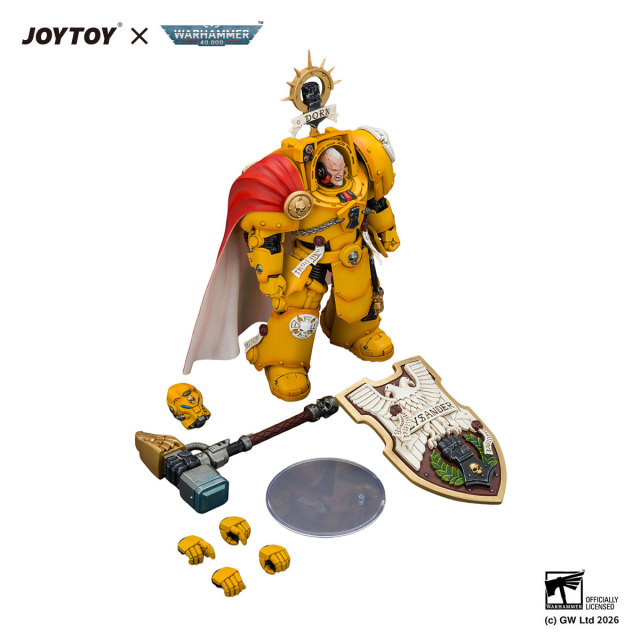Imperial Fists Darnath Lysander with Thunder Hammer and Storm Shield