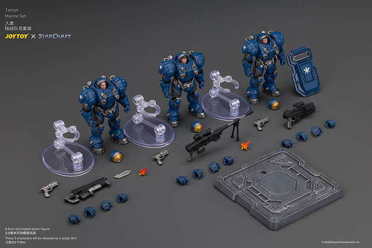 Starcraft Terran Marine Set product details