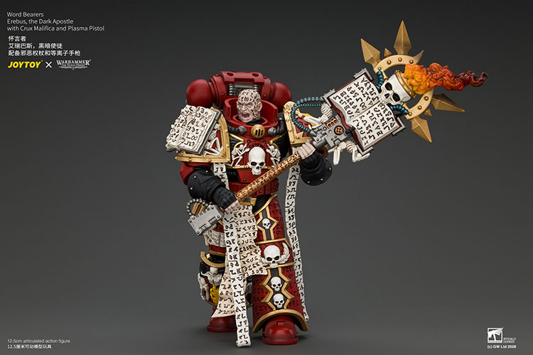Word Bearers Erebus,the Dark Apostle with Crux Malifica and Plasma Pistol product details