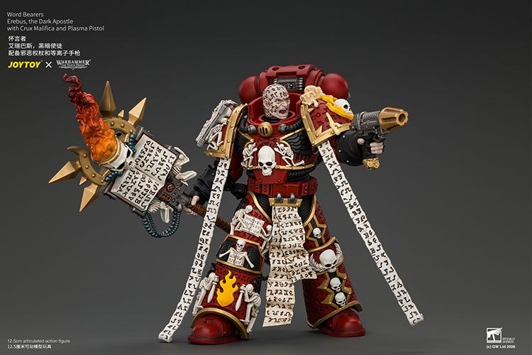 Word Bearers Erebus,the Dark Apostle with Crux Malifica and Plasma Pistol product details