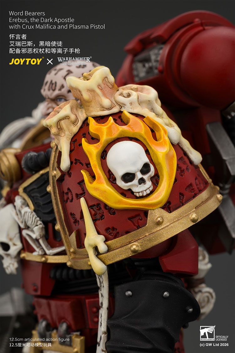 Word Bearers Erebus,the Dark Apostle with Crux Malifica and Plasma Pistol product details