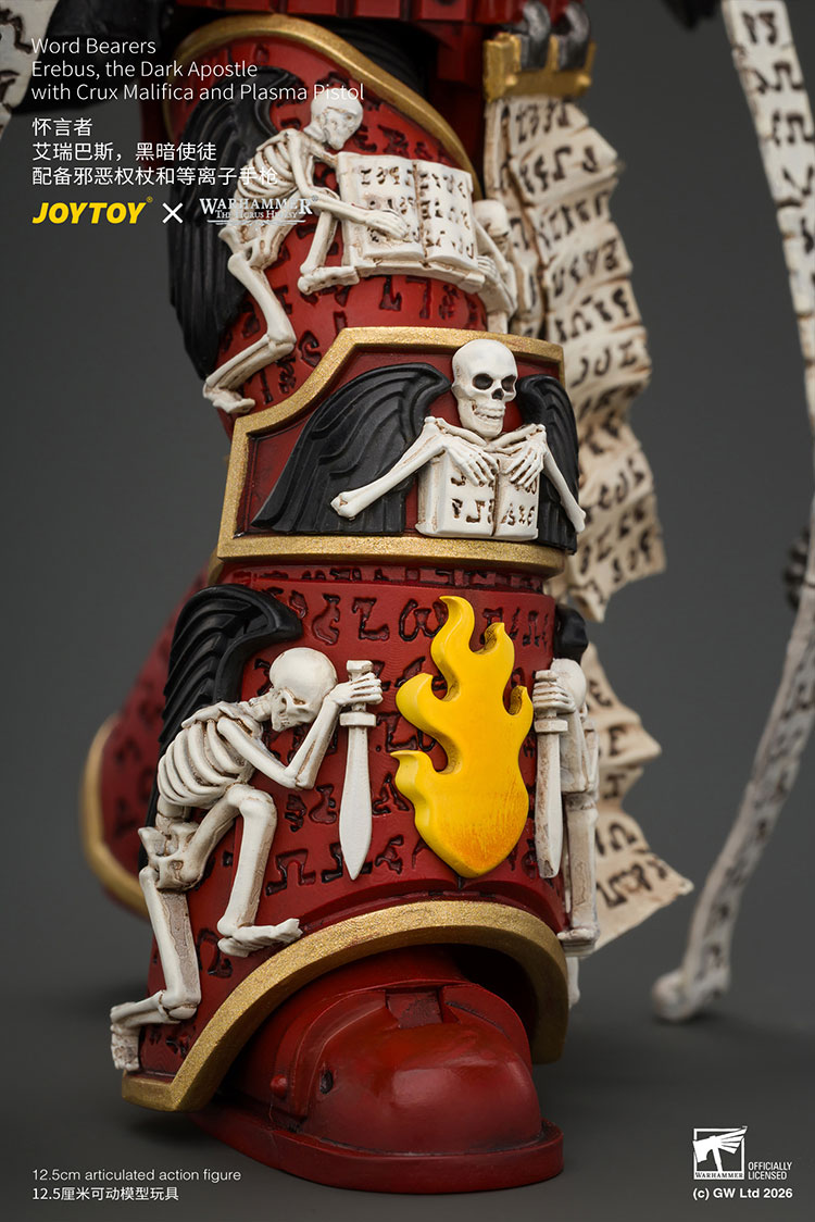 Word Bearers Erebus,the Dark Apostle with Crux Malifica and Plasma Pistol product details