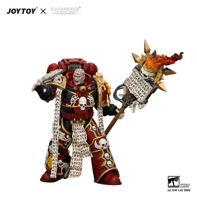 Word Bearers Erebus,the Dark Apostle with Crux Malifica and Plasma Pistol