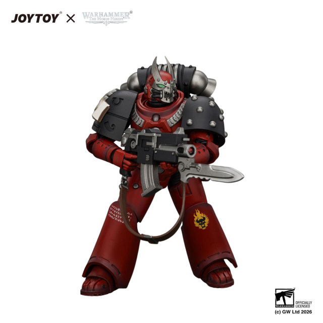 Word Bearers MKVI Tactical Sergeant with Power Sword and Plasma Pistol