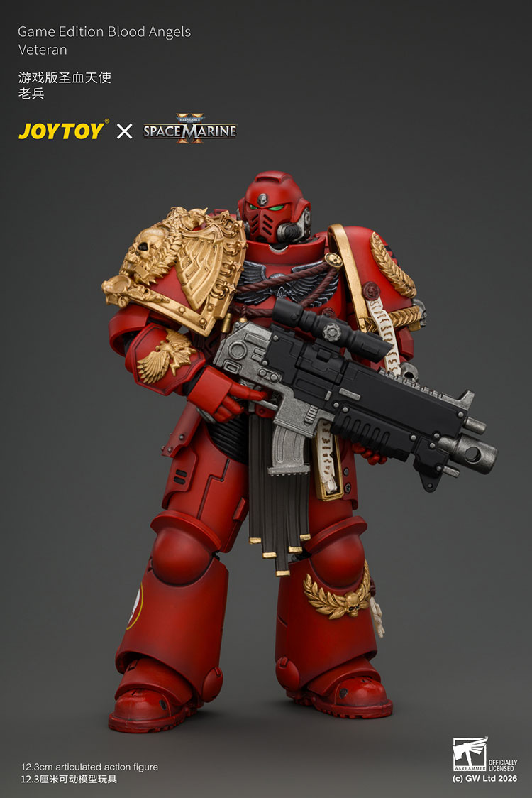 Game Edition Blood Angels Veteran with Bolt Rifle, Chainsword and Bolt Pistol and Plasma Pistol product details