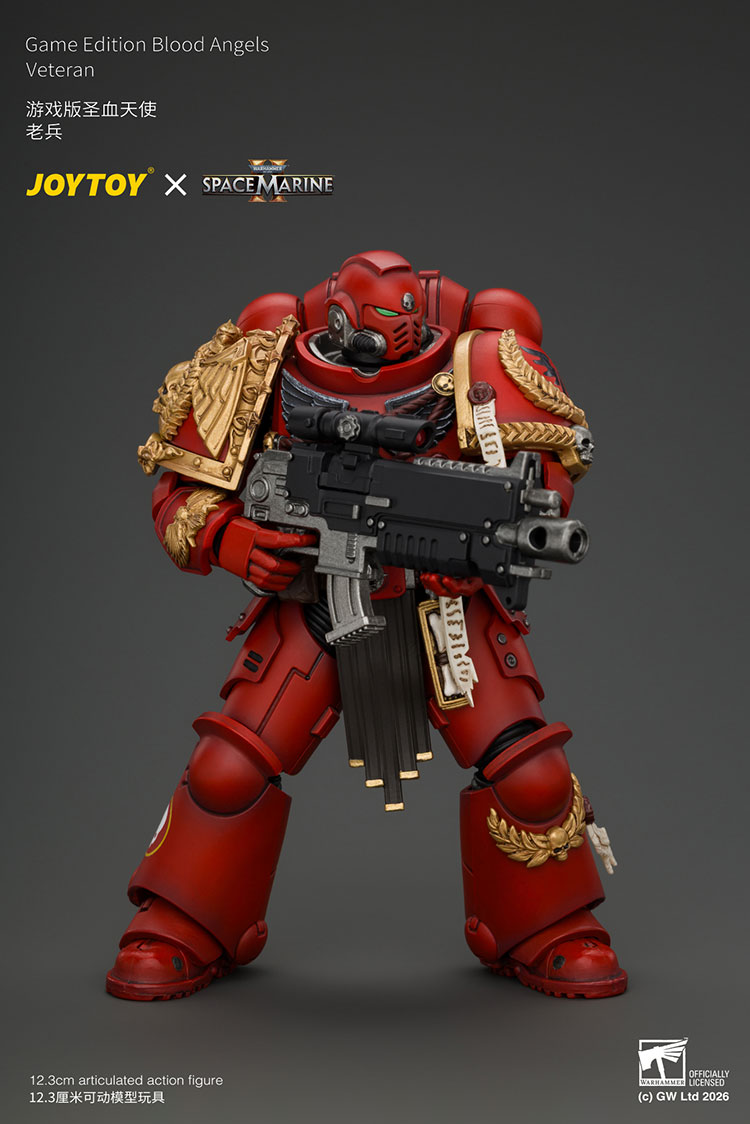 Game Edition Blood Angels Veteran with Bolt Rifle, Chainsword and Bolt Pistol and Plasma Pistol product details