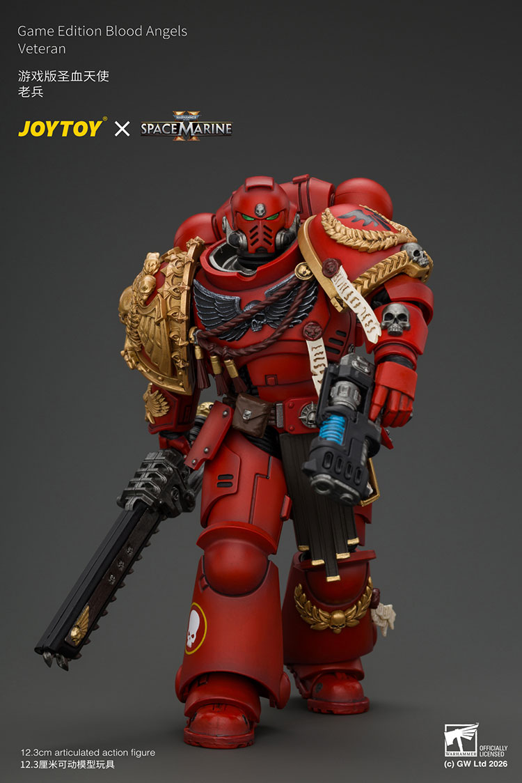 Game Edition Blood Angels Veteran with Bolt Rifle, Chainsword and Bolt Pistol and Plasma Pistol product details