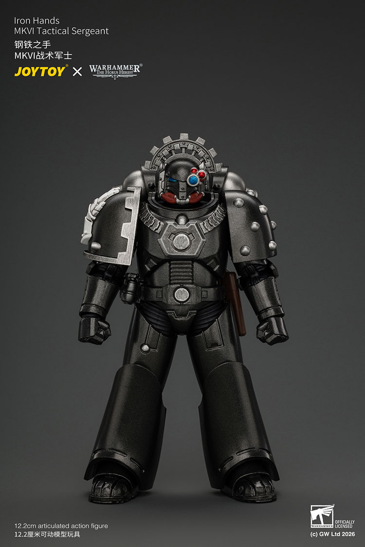 Iron Hands MKVI Tactical Sergeant with Bolter, Plasma Pistol & Power sword