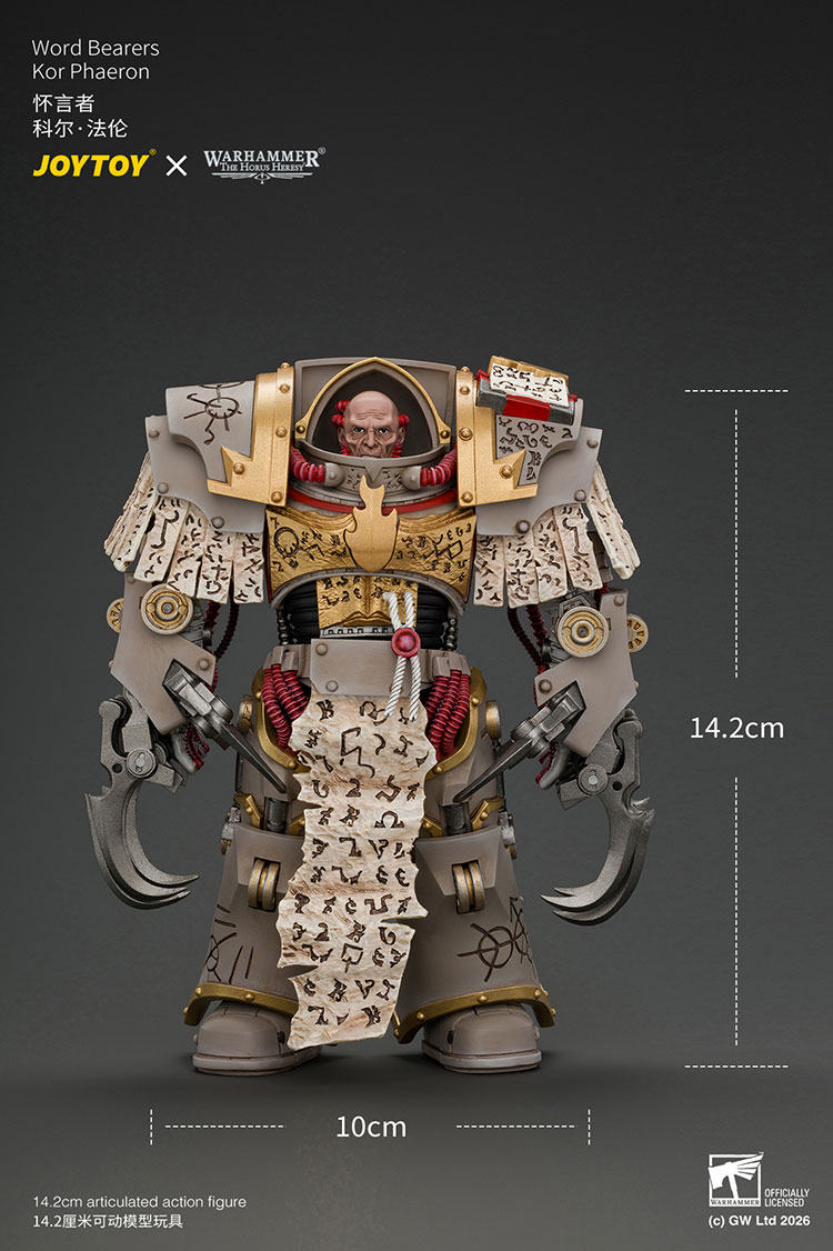 Word Bearers Kor Phaeron with Patriarch's Claws product details