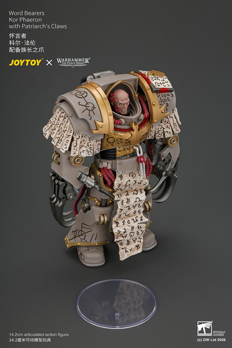 Word Bearers Kor Phaeron with Patriarch's Claws product details