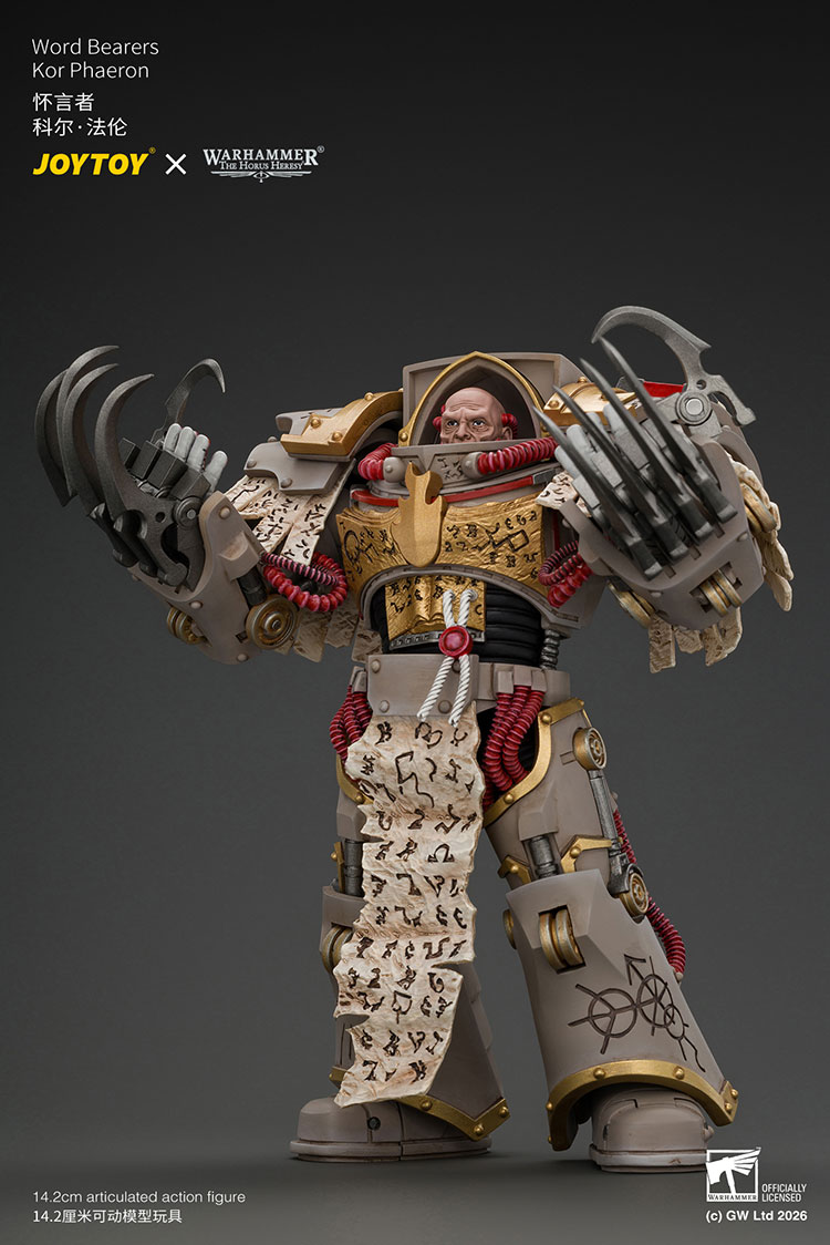 Word Bearers Kor Phaeron with Patriarch's Claws product details