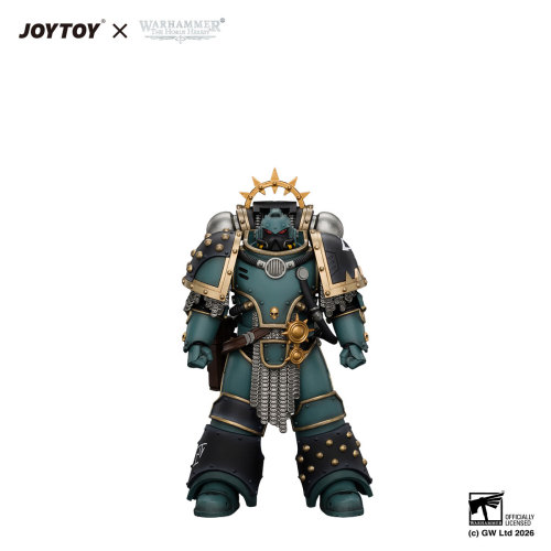 Sons of Horus Herald Consul with Icon of Allegiance, Bolt Pistol and Power Weapon