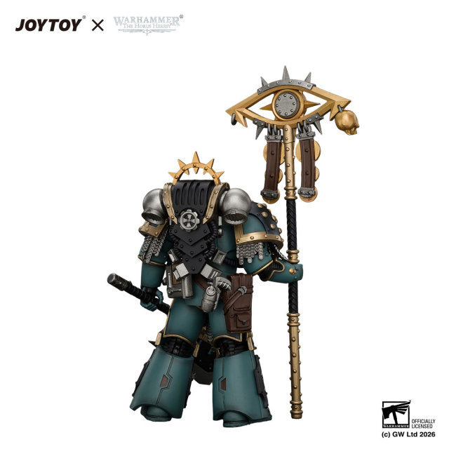 Sons of Horus Herald Consul with Icon of Allegiance, Bolt Pistol and Power Weapon