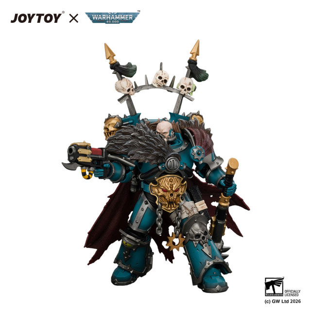 Alpha LegionChaos Lord with Plasma Pistol and Accursed Weapon
