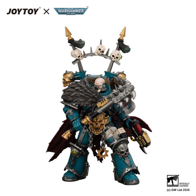 Alpha LegionChaos Lord with Plasma Pistol and Accursed Weapon