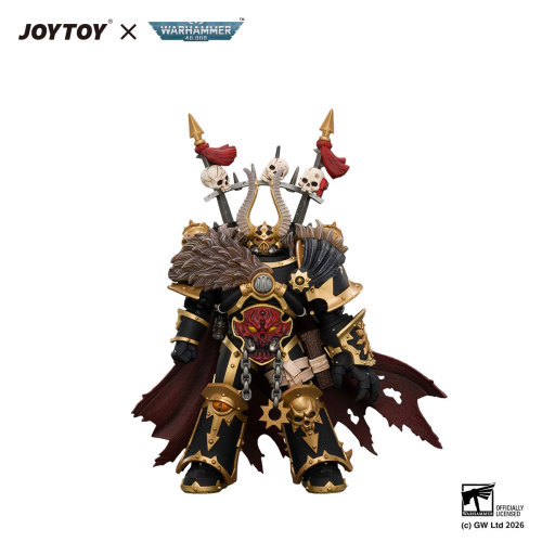 Black Legion Chaos Lord with Power Fist, Plasma Pistol and Astartes Chainblade