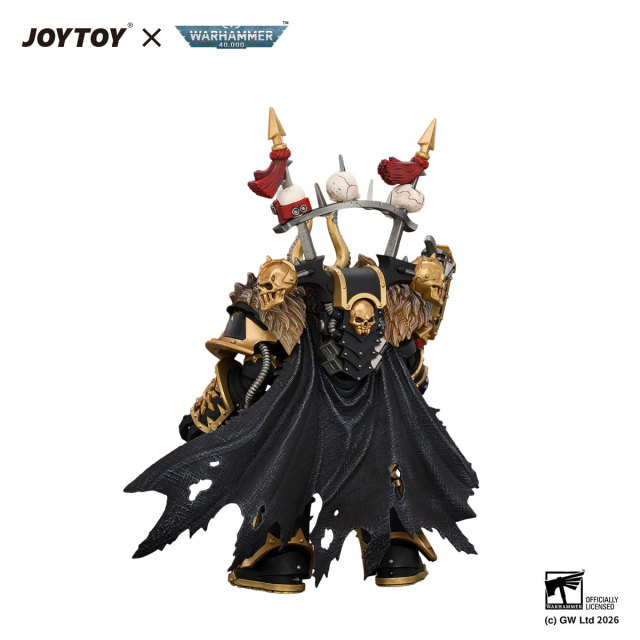 Black Legion Chaos Lord with Power Fist, Plasma Pistol and Astartes Chainblade