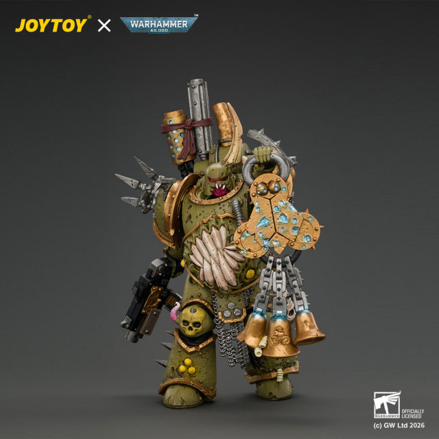 Death Guard Plague Marine 1 with Boltgun and Icon of Despair
